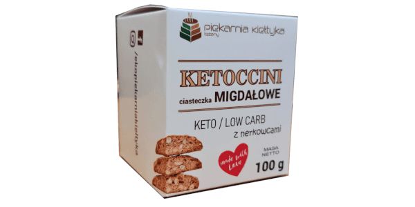 Ciasteczka migdałowe Keto Ketoccini 100 g
