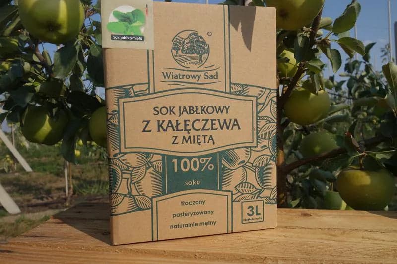 Sok jabłkowy z miętą 3 l