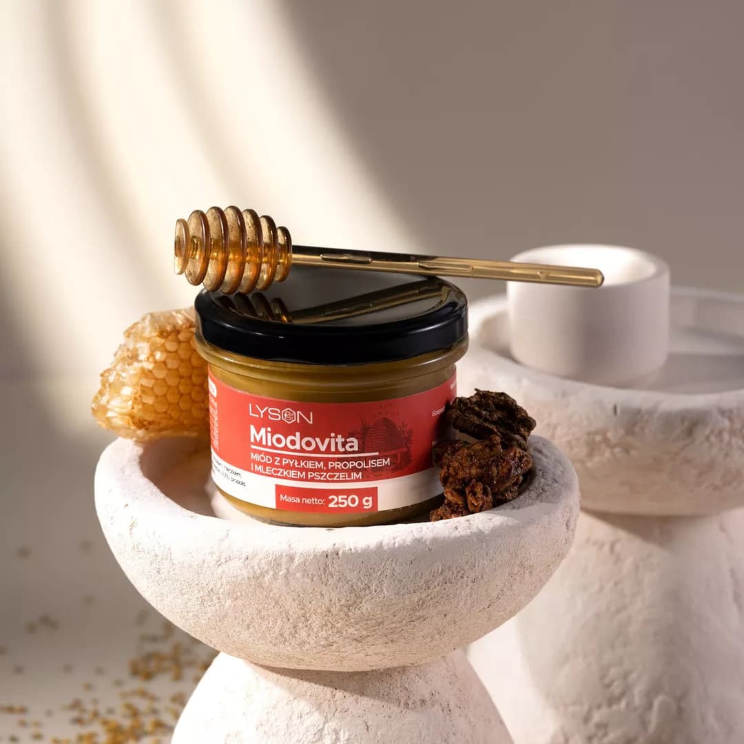 Miodovita miód z pyłkiem, propolisem i mleczkiem pszczelim 250 g
