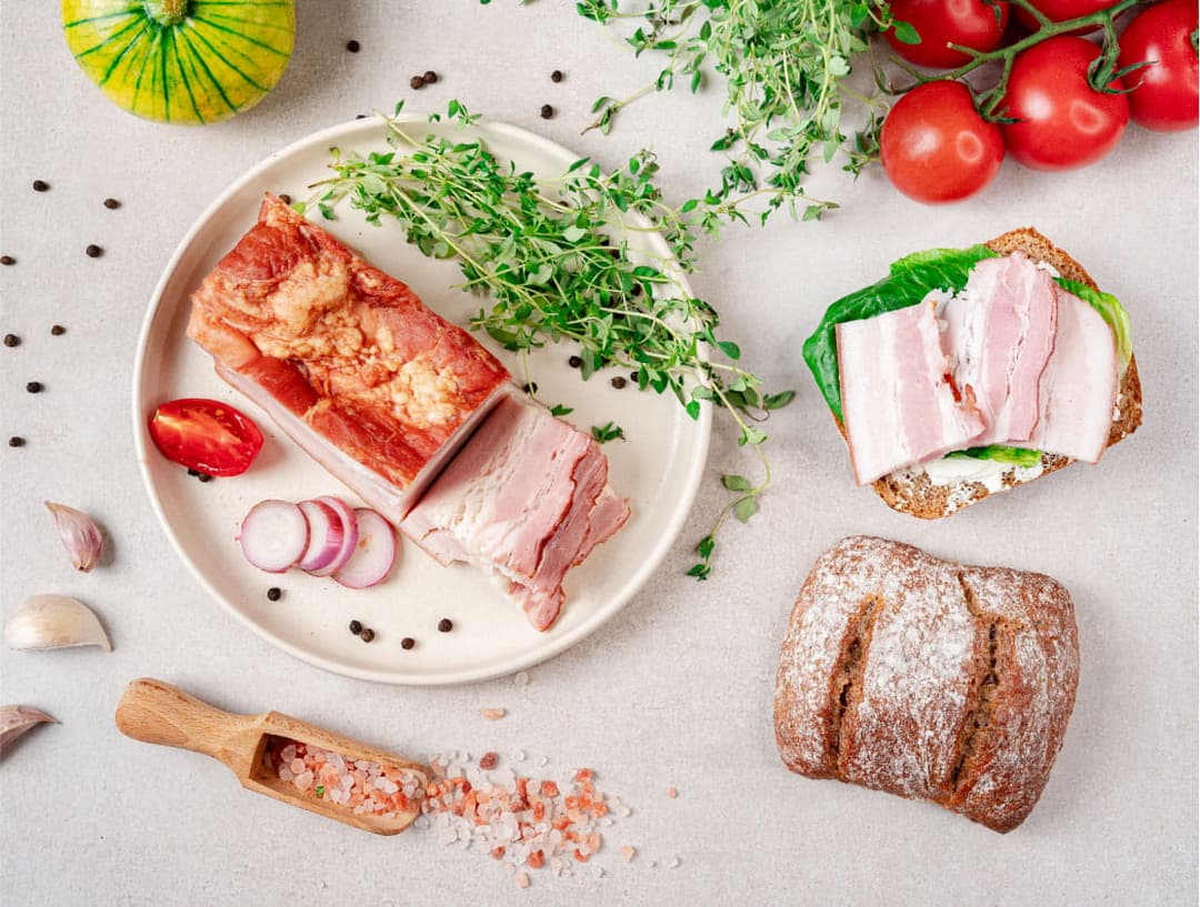 Boczek wędzony EKO Wasąg ok. 350 g