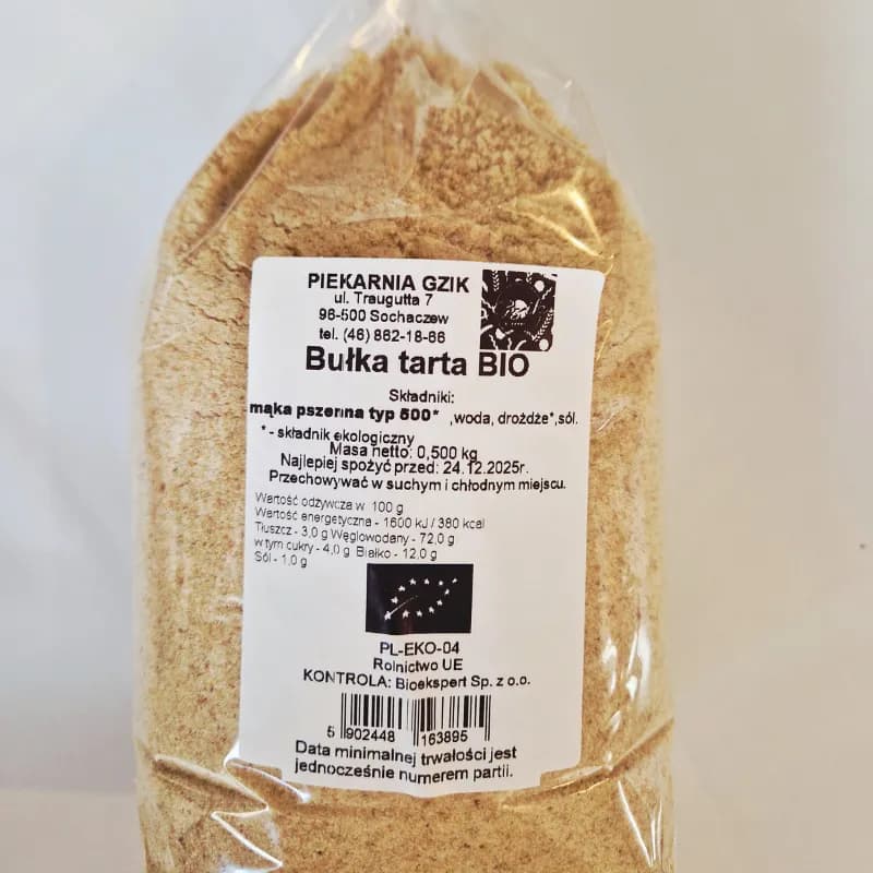 Bułka tarta bio 500 g