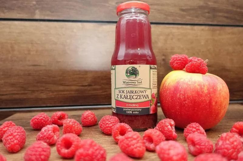 Sok jabłkowy z maliną 300 ml