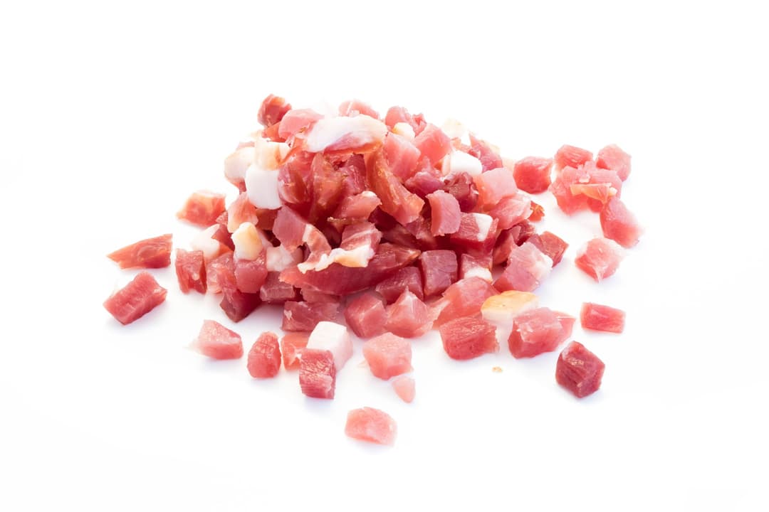 Boczek wędzony surowy (kostka) 500 g