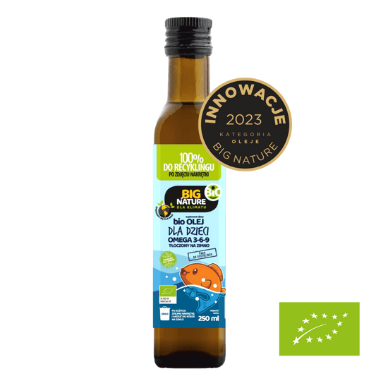 Olej Omega 369 dla dzieci tłoczony na zimno BIO 250 ml
