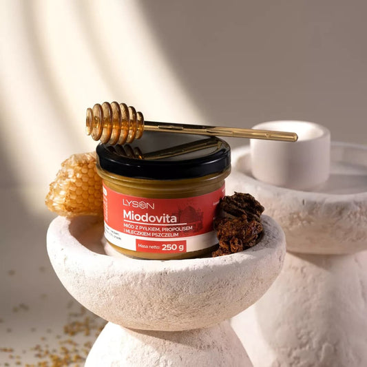 Miodovita miód z pyłkiem, propolisem i mleczkiem pszczelim 250 g