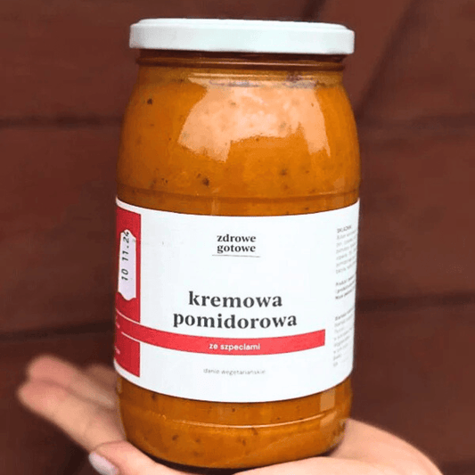 Kremowa pomidorowa ze szpeclami (wegetariańska) 900 ml
