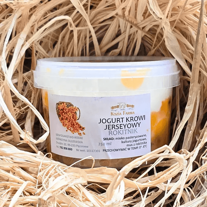 Jogurt krowi jerseyowy rokitnik 250 ml