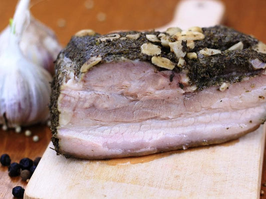 Boczek na szaro w czosnku 330 g