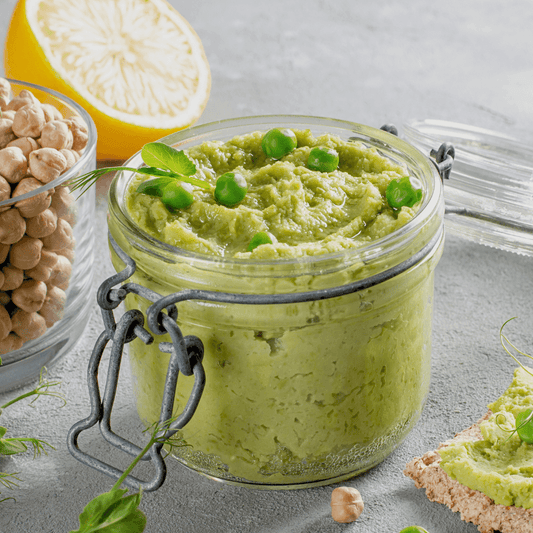 Hummus z bobem i zielonym groszkiem 200 g