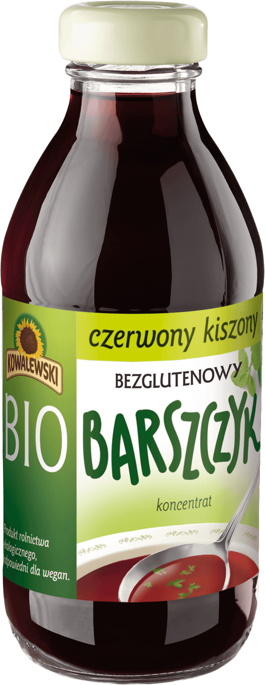 Barszczyk czerwony kiszony bezglutenowy BIO koncentrat 320 ml