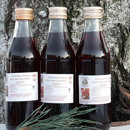 Żywy ocet malinowy EKO 250 ml