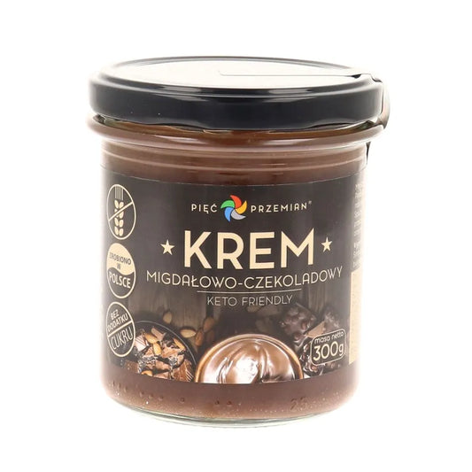 Krem migdałowo-czekoladowy KETO 300 g