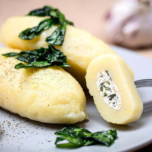 Domowe cepeliny z twarogiem i szpinakiem 500 g