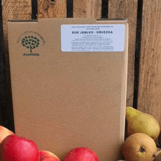 Sok jabłko-gruszka NFC bez cukru i konserwantów 3 l
