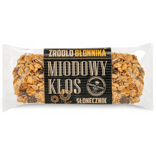 Miodowy kłos baton ze słonecznikiem bez cukru 45 g