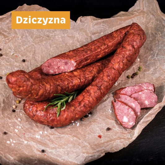 Kiełbasa z jelenia ok. 430 g